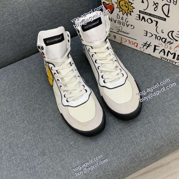 ドルチェ＆ガッバーナ Dolce&Gabbana ハイトップシューズ 耐久性のある 2色可選 2020秋冬 ブランド コピー