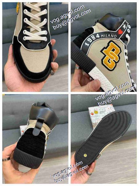 ドルチェ＆ガッバーナ Dolce&Gabbana ハイトップシューズ 耐久性のある 2色可選 2020秋冬 ブランド コピー