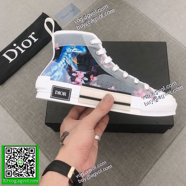 魅力ファッション 流行を超えた定番シューズ 2020秋冬 ディオール DIORブランド 偽物 通販  ハイトップシューズ