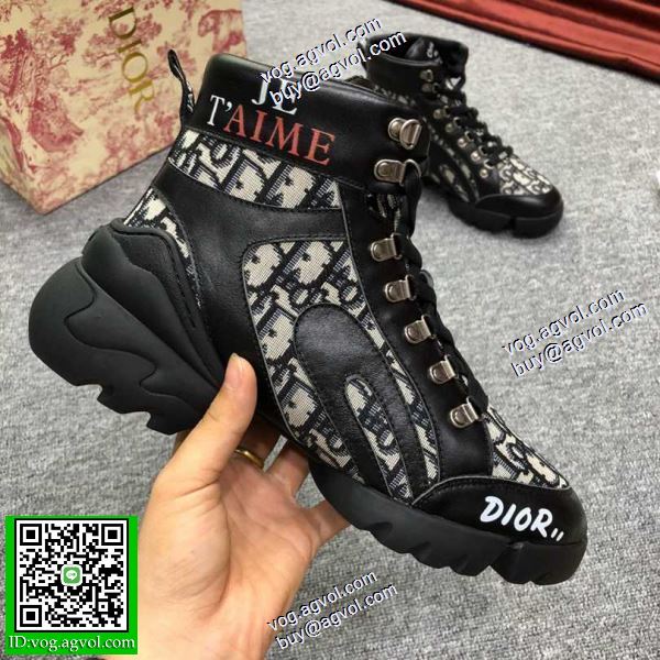 DIORブランド 偽物 通販 長く愛用できる ディオール ハイトップシューズ 2色可選 2020秋冬 