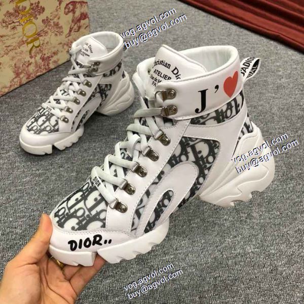 DIORブランド 偽物 通販 長く愛用できる ディオール ハイトップシューズ 2色可選 2020秋冬 