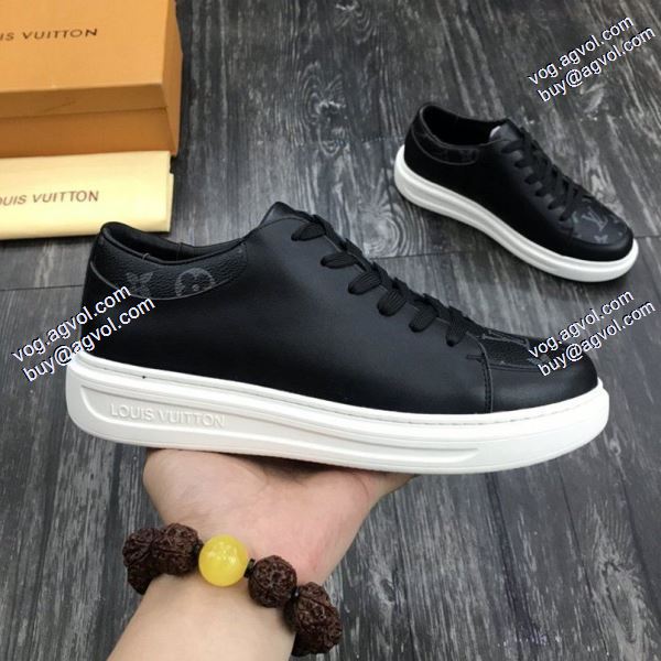 2色可選お買い得品2020春夏新作 LOUIS VUITTON 大人キレイに仕立てるルイ ヴィトンスニーカー/靴