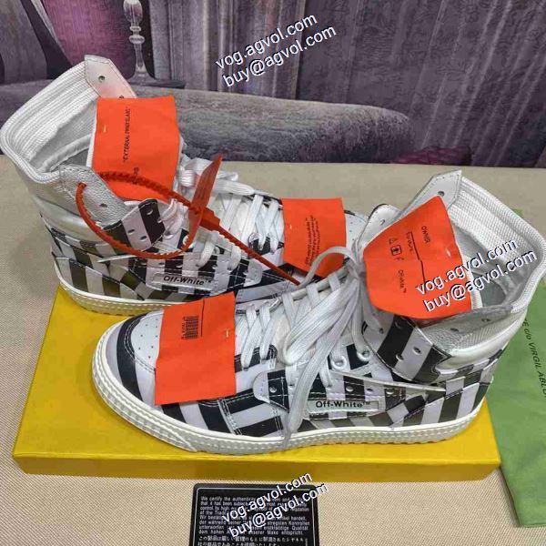 ハイトップシューズ  Off-White オフホワイトコピー 長く愛用できる  2色可選 2020秋冬