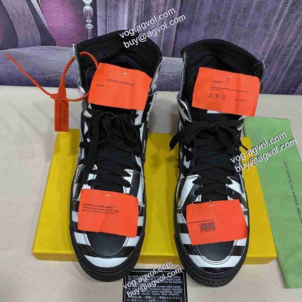 ハイトップシューズ  Off-White オフホワイトコピー 長く愛用できる  2色可選 2020秋冬