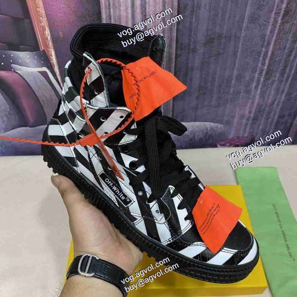 ハイトップシューズ  Off-White オフホワイトコピー 長く愛用できる  2色可選 2020秋冬