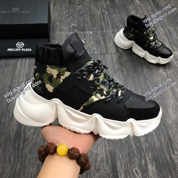 フィリッププレイン魅惑2020春夏新作 ムダな装飾を排したデザインスニーカー/靴PHILIPP PLEIN 2色可選