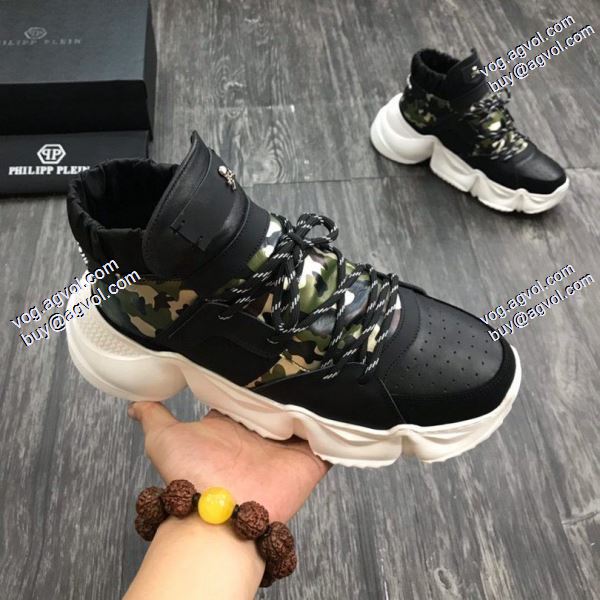フィリッププレイン魅惑2020春夏新作 ムダな装飾を排したデザインスニーカー/靴PHILIPP PLEIN 2色可選