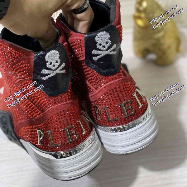 PHILIPP PLEIN3色可選 2020春夏新作フィリッププレイン ムダな装飾を排したデザインスニーカー/靴