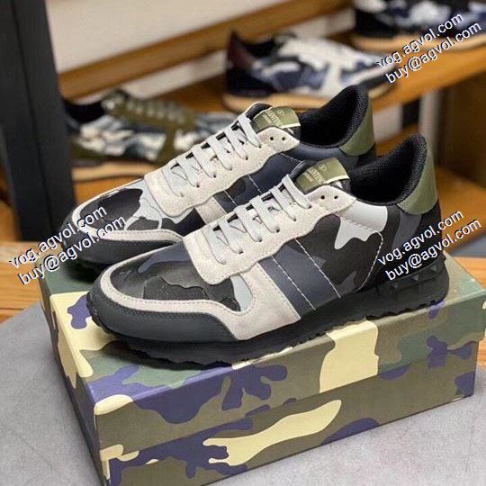 上質 2020春夏新作魅力的VALENTINO スタイリッシュな印象スニーカー/靴ヴァレンティノ