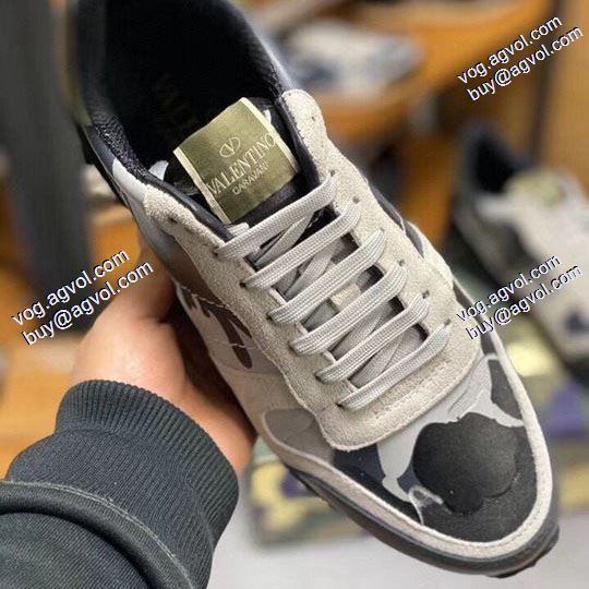 上質 2020春夏新作魅力的VALENTINO スタイリッシュな印象スニーカー/靴ヴァレンティノ