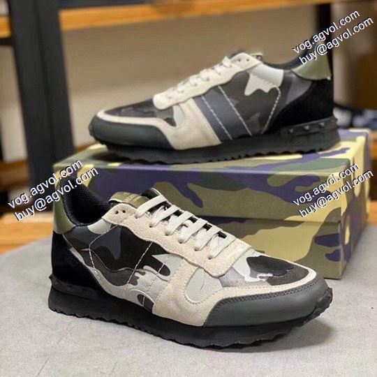 上質 2020春夏新作魅力的VALENTINO スタイリッシュな印象スニーカー/靴ヴァレンティノ