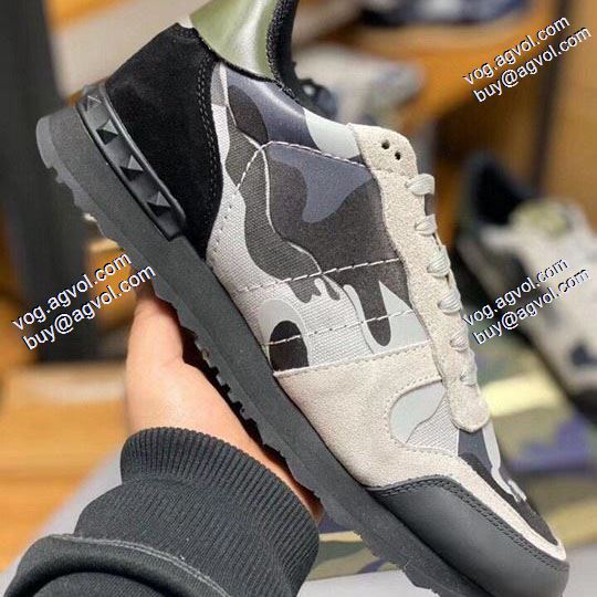 上質 2020春夏新作魅力的VALENTINO スタイリッシュな印象スニーカー/靴ヴァレンティノ