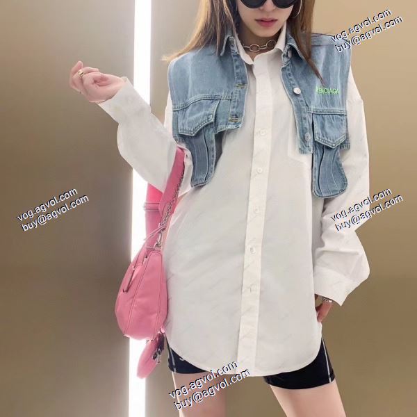 バレンシアガセール中 BALENCIAGA 2020AW デニムジャケット BALENCIAGAコピー 上品な輝きを放つ形