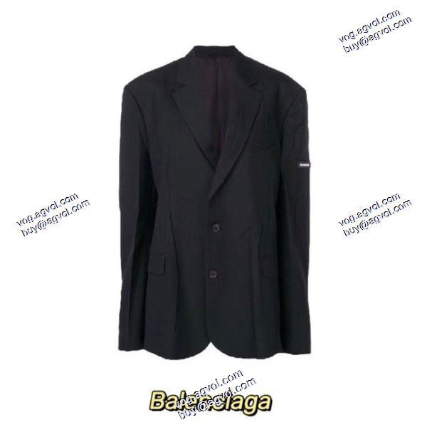 デザイン性の高い バレンシアガ BALENCIAGA 2020AW テーラードジャケット バレンシアガ偽物ブランド フェミニンコート