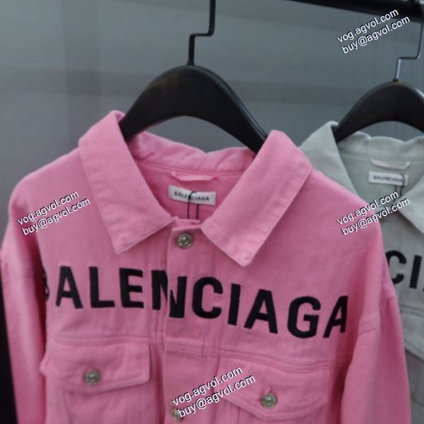 高級感ある デニムジャケット バレンシアガ コピー 2020AW BALENCIAGAスーパーコピー 2色可選 刺繍のデニムコート