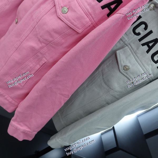 高級感ある デニムジャケット バレンシアガ コピー 2020AW BALENCIAGAスーパーコピー 2色可選 刺繍のデニムコート