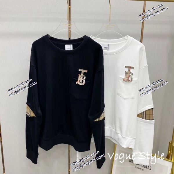 大好評 バーバリー 高級感ある BURBERRY 2020AW 2色可選  プルオーバーパーカーBURBERRYコピー プリントパーカ
