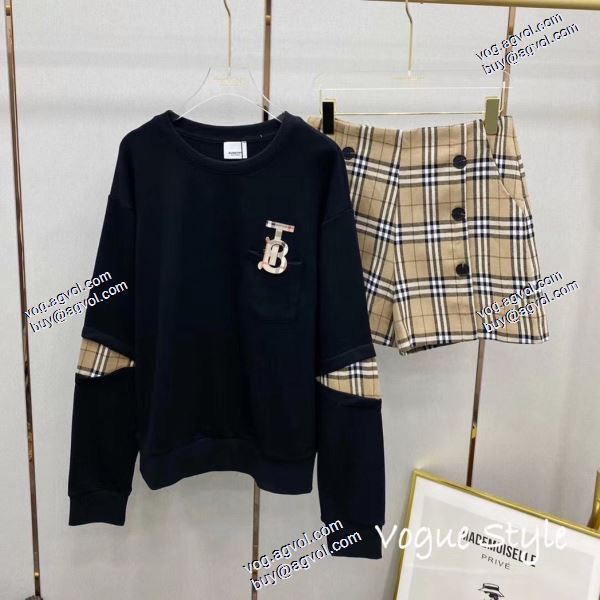 大好評 バーバリー 高級感ある BURBERRY 2020AW 2色可選  プルオーバーパーカーBURBERRYコピー プリントパーカ