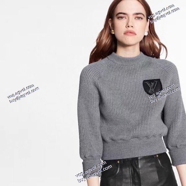 超人気美品 2020AW ルイ ヴィトンコピー LOUIS VUITTONコピー耐久性に優れ ニットパーカー