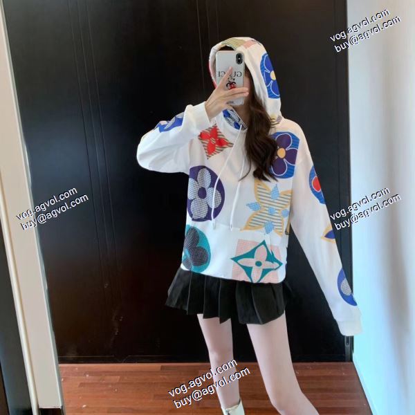 数に限りがある 2020AW ルイ ヴィトンコピー 2色可選 パーカー 大人っぼい ルイ ヴィトン偽物ブランド