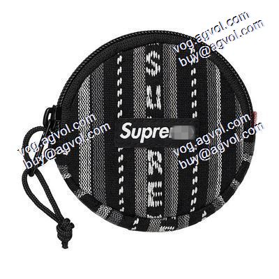 シュプリームコピー 売れ筋のいい 2色可選 Supreme 20SS Woven Stripe Coin Pouch SUPREMEコピー 編む財布ゼロ 男女兼用バッグ