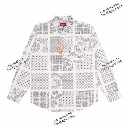 Supreme20ss Week 13 Paisley Grid Shirt 2色可選  シャツ SUPREMEブランド 偽物 通販