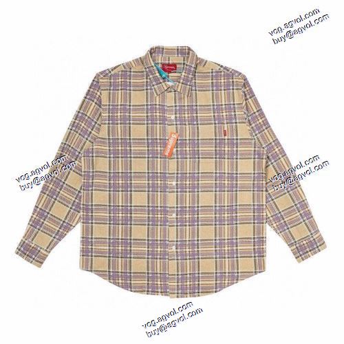 優しいフィット感 SUPREMEスーパーコピー 激安 シャツ Supreme SS20 Week 3 Printed Plaid Shirt 2色可選