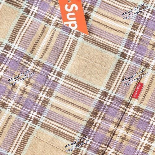 優しいフィット感 SUPREMEスーパーコピー 激安 シャツ Supreme SS20 Week 3 Printed Plaid Shirt 2色可選