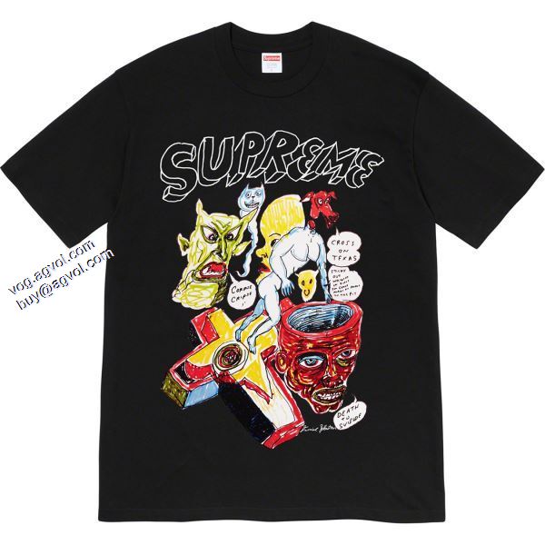 Supreme 20ss Daniel Johnston Tee シュプリーム SUPREME 2色可選 2020春夏新作 Tシャツ/半袖 ファッション 人気