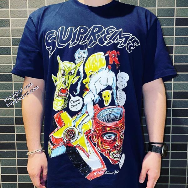 Supreme 20ss Daniel Johnston Tee シュプリーム SUPREME 2色可選 2020春夏新作 Tシャツ/半袖 ファッション 人気