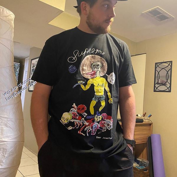 シュプリーム SUPREME Supreme 20ss Daniel Johnston Kill Em All Tee 2色可選 2020春夏新作 Tシャツ/半袖
