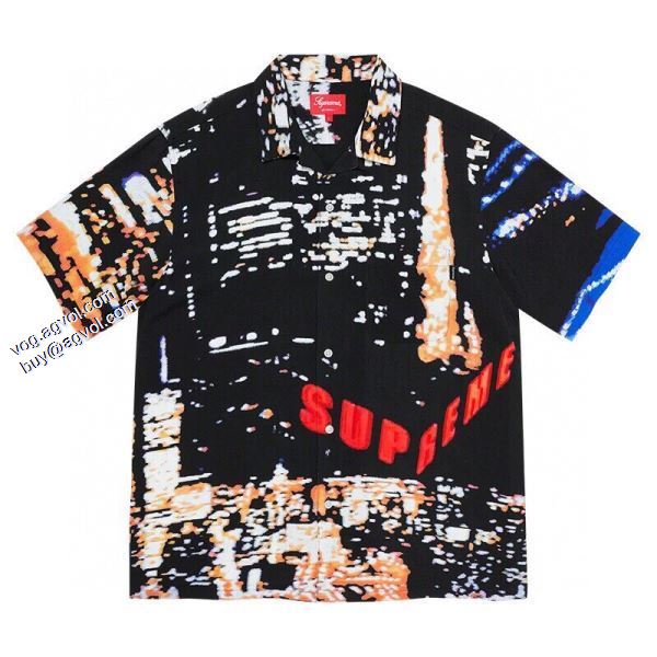 20SS City Lights Rayon SS Shirt  2色可選 シュプリーム SUPREME 2020春夏新作 Tシャツ/半袖