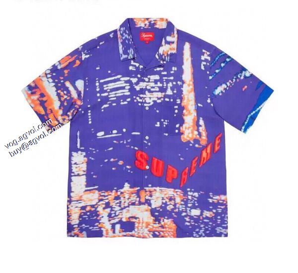 20SS City Lights Rayon SS Shirt  2色可選 シュプリーム SUPREME 2020春夏新作 Tシャツ/半袖