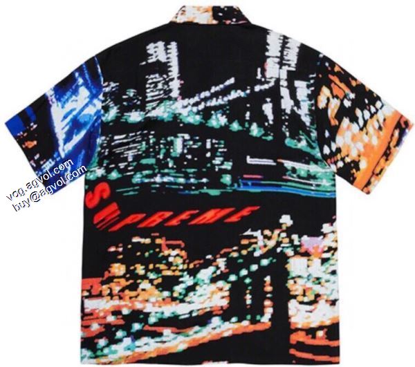 20SS City Lights Rayon SS Shirt  2色可選 シュプリーム SUPREME 2020春夏新作 Tシャツ/半袖
