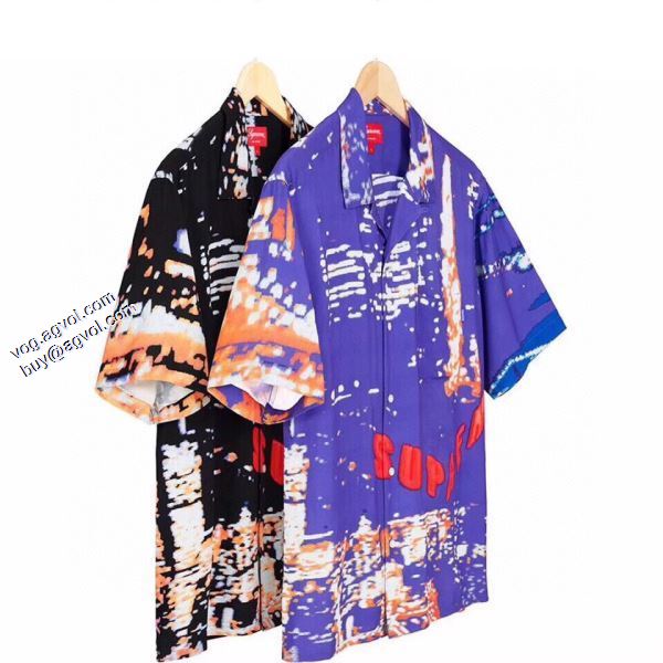 20SS City Lights Rayon SS Shirt  2色可選 シュプリーム SUPREME 2020春夏新作 Tシャツ/半袖