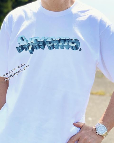 高品質 人気 Supreme 20ss Chrome Logo Tee  多色可選 2020春夏新作 Supreme Tシャツ/半袖