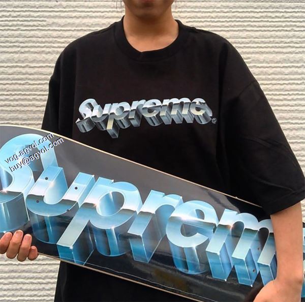 高品質 人気 Supreme 20ss Chrome Logo Tee  多色可選 2020春夏新作 Supreme Tシャツ/半袖
