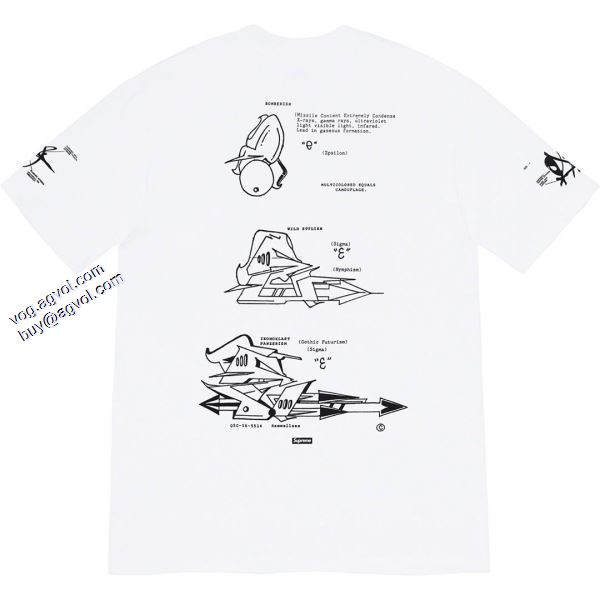 人気販売中 シュプリーム SUPREME 2色可選 2020春夏新作 Tシャツ/半袖 高級感ある 2020SS Supreme Week4 Rammellzee Tag Tee