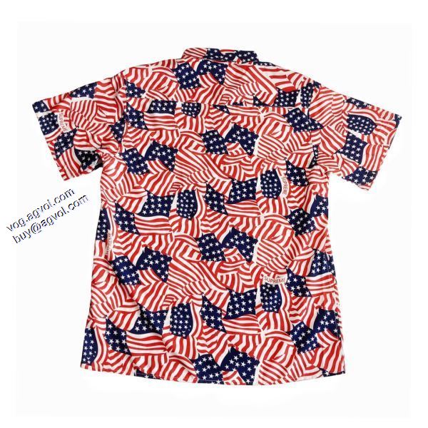 ファション性の高い シュプリームカジュアル SUPREME 2色可選 2020春夏新作 Tシャツ/半袖 SUPREMEアメリカン国旗半袖シャツ