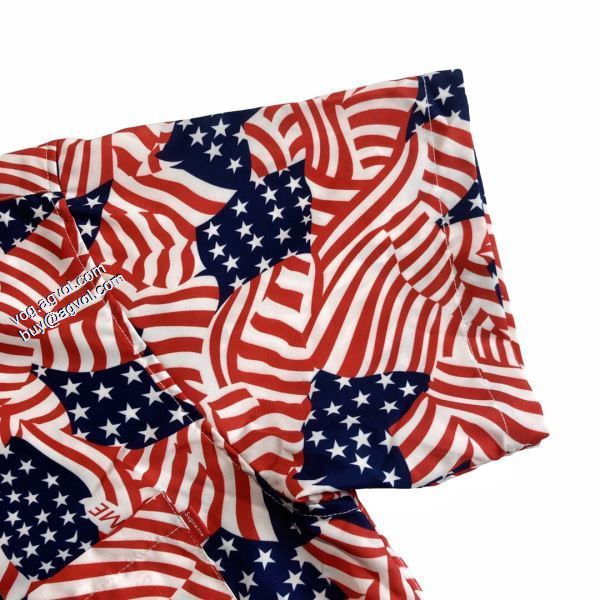 ファション性の高い シュプリームカジュアル SUPREME 2色可選 2020春夏新作 Tシャツ/半袖 SUPREMEアメリカン国旗半袖シャツ