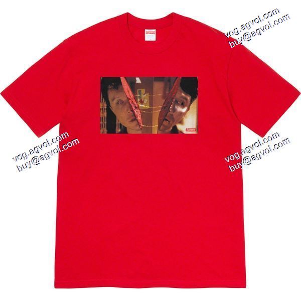 シュプリームコピーTシャツ/半袖 SUPREMEコピー 多色可選 20SS Supreme week 18 Split Tee連名キラー、阿一半袖Tシャツ