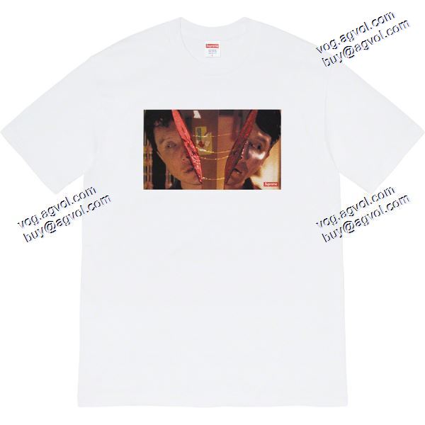シュプリームコピーTシャツ/半袖 SUPREMEコピー 多色可選 20SS Supreme week 18 Split Tee連名キラー、阿一半袖Tシャツ