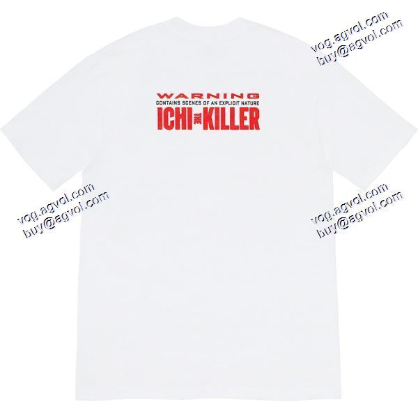 シュプリームコピーTシャツ/半袖 SUPREMEコピー 多色可選 20SS Supreme week 18 Split Tee連名キラー、阿一半袖Tシャツ