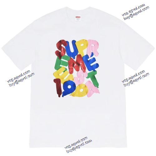 Supreme 20FW Balloons Tee Tシャツ/半袖 2色可選  SUPREMEコピー シュプリームスーパーコピー 代引