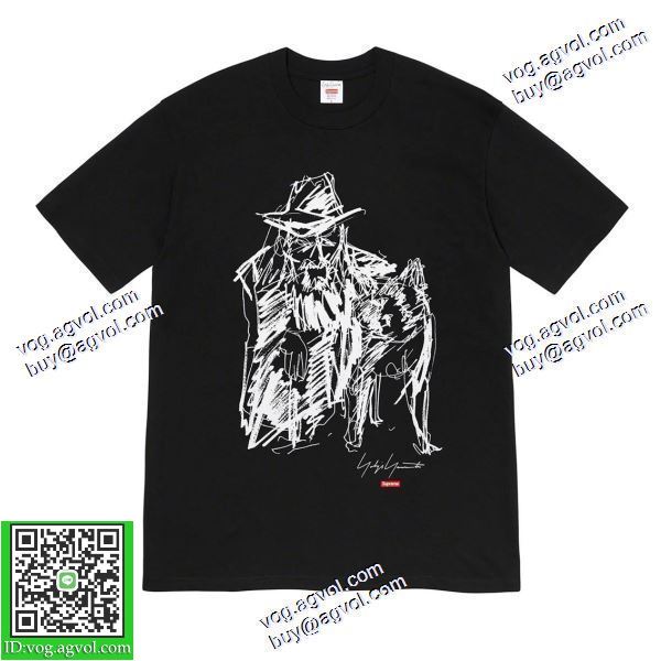 半袖Tシャツ お洒落に魅せる シュプリームコピーブランド SUPREME 2020秋冬 Supreme X Yohji Yamamoto 20FW Portrait Tee 2色可選