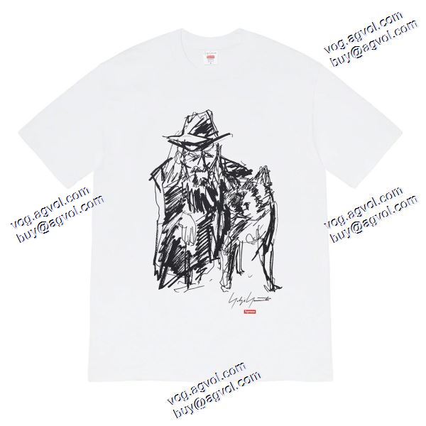 半袖Tシャツ お洒落に魅せる シュプリームコピーブランド SUPREME 2020秋冬 Supreme X Yohji Yamamoto 20FW Portrait Tee 2色可選