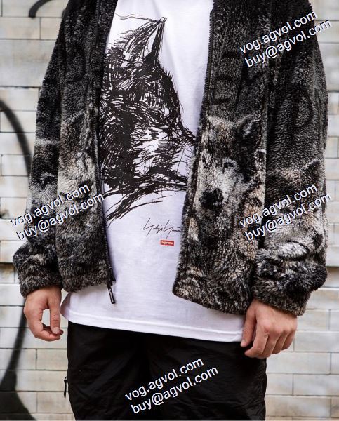 スタイリッシュな印象 Supreme X Yohji Yamamoto 20FW Wolf Tee シュプリーム 偽物ブランド 2020秋冬 半袖Tシャツ 2色可選