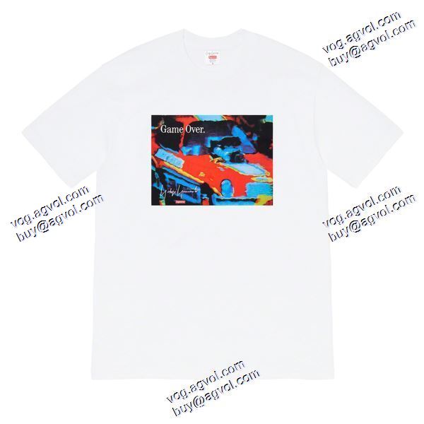 存在感のある シュプリーム SUPREME スーパーコピー 2020秋冬 Supreme X Yohji Yamamoto 20FW Game Over Tee 半袖Tシャツ 2色可選