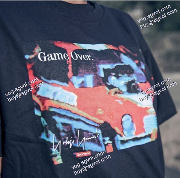 存在感のある シュプリーム SUPREME スーパーコピー 2020秋冬 Supreme X Yohji Yamamoto 20FW Game Over Tee 半袖Tシャツ 2色可選