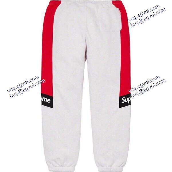 シュプリームコピー 3色可選 Supreme偽物 20SS Color Blocked Sweatpant スエットパンツ SUPREMEコピー 